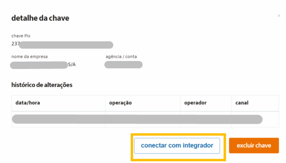 Passo 5 – Conectar com integrador